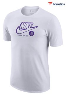 Nike White Fanatics Los Angeles Lakers Nike Essential Logo T-Shirt (D93423) | £28