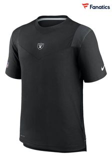 Nike Black Fanatics Las Vegas Raiders Nike Sideline Coaches T-Shirt (D93441) | £45