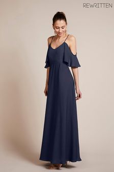 Rewritten Blue Mykonos Bridesmaid Maxi Dress (D93644) | £150