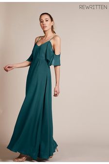 Rewritten Green Mykonos Bridesmaid Maxi Dress (D93645) | £150