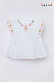 Nicole Miller White Coconut Milk Blouse (D93912) | £25 - £27