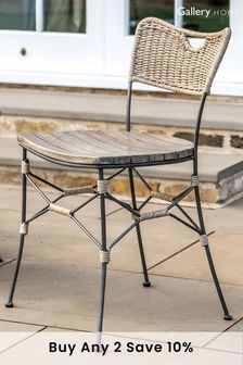 Gallery Home 2 Pack Grey Garden Murroe Dining Chairs (D99193) | £700