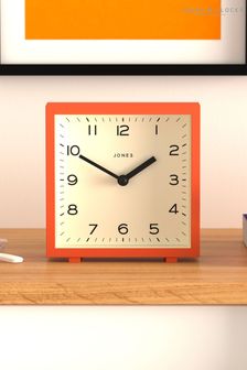 Jones Clocks Pumpkin Orange Disco Mantel Clock