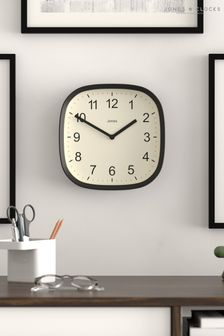 Jones Clocks Black Sparvel Wall Clock