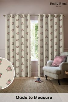 Emily Bond Rouge Red Emily Rose Made to Measure Curtains