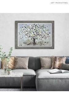 Art Marketing Grey Watch Tree Canvas Wall Art