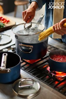 Joseph Joseph Midnight Blue Space Folding Handle Ceramic Nonstick 23cm Saucepan and Lid