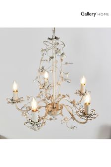 Gallery Home Gold Milford 5 Pendant Ceiling Light