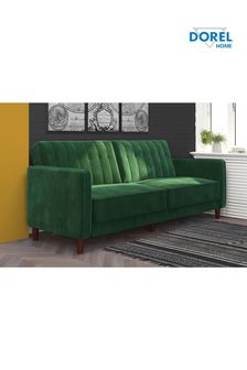 Dorel Home Green Velvet Sofa Bed