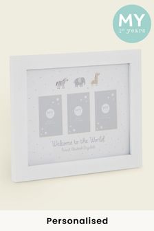 Personalised Welcome To The World Photo Frame By My 1st Years