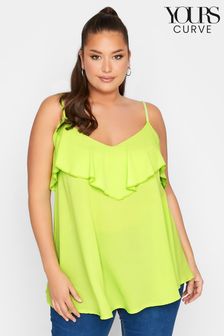Yours Limited Frill Solid Cami Top