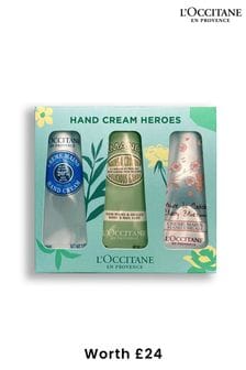 L Occitane Hand Cream Heroes (Worth £24)