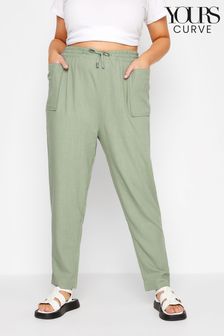 Casual Trousersleggings Green Joggers 