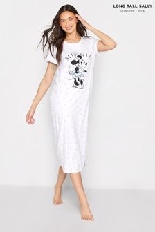 Long Tall Sally White Disney Maxi Nightdress (K02178) | £25