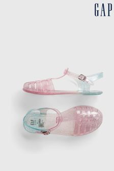 Next Girls Glittery Jelly Sandals Uk Size 13 EUR 32 Brand New With Tags 