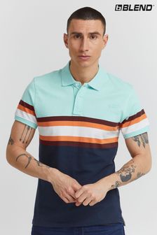 Blend 4 Colour Retro Stripe Polo Shirt