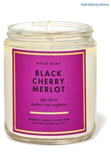 Bath & Body Works Black Cherry Merlot Single Wick Candle 7oz/198g (K04244) | £18