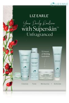 Liz Earle Your Daily Routine Kit with Superskin Moisturiser Unfragranced for Sensitive Skin (worth £97)