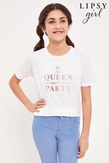 Lipsy Platinum Jubilee Start the Party Kids T-Shirt