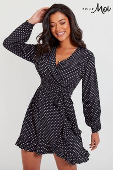 Buy Women's Wrap Spots Dresses Online | Next UK
