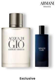 Armani Beauty Acqua Di Gio Eau de Toilette 50ml and Code Eau de Toilette 15ml Set (Worth £84)