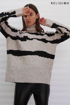 Women's Polo Neck Jumpers | Plain 