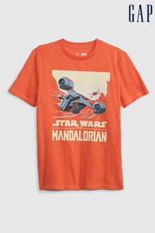 Gap Orange Star Wars 100% Organic Cotton Graphic T-Shirt - Kids (K09079) | £13
