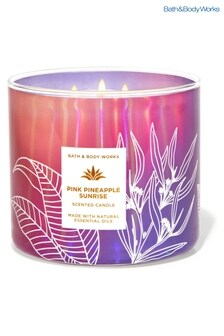 Bath & Body Works Pink Pineapple Sunrise 3-Wick Candle 411 g