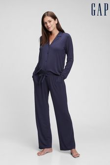 Bearsland Women's Cotton Nursing Pajamas Sets Breastfeeding Sleepwear 2 Pcs Nightgowns 