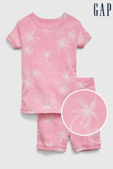 Gap 100% Organic Cotton Palm Tree PJ Shorts Set - Baby