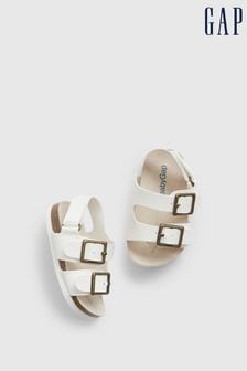 Gap White Two-Strap Sandals - Baby (K14383) | £15
