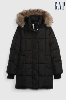 Gap Black Heavy Weight Parka Coat (K15396) | £65