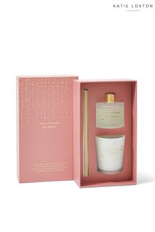 Katie Loxton Christmas Wishes Mini Diffuser & Candle Gift Set