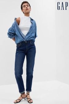 Gap Blue Mid Rise Girlfriend Jeans (K19727) | £37