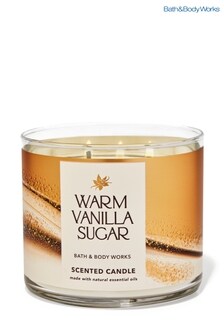 Bath & Body Works Warm Vanilla Sugar Warm Vanilla Sugar 3Wick Candle 14.5 oz / 411 g (K23868) | £17.50