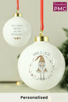 Personalised Christmas Gonk Bauble by PMC (K34958) | £11