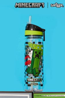 Smiggle Black Minecraft Drink Up Plastic Drink Bottle 650ml (K37515) | £12