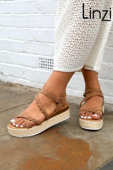 Linzi Tan Immy Wedge Espdarille Inspired Flatform With Rope Detail (K39800) | £32