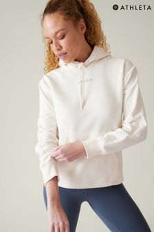 Athleta Cream Breathable Hoodie (K42478) | £70
