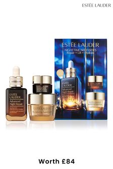 Estée Lauder Nighttime Necessities Repair + Lift + Hydrate Skincare Gift Set (Worth £84) (K44606) | £70