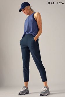 Athleta Blue Brooklyn Mid Rise Featherweight Ankle Trousers (K47316) | £70