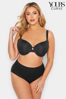 Yours Curve Black Comfort T-Shirt Bra (K51900) | £22