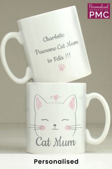 Personalised Cat Mum Mug by PMC (K55107) | £10