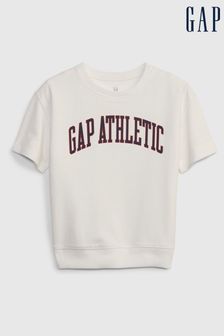 Gap White Athletic Logo Crew Neck Sweatshirt (K57027) | £20