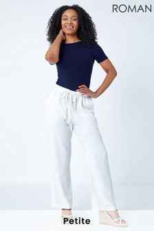 Buy Women's Petite White Trousers Online | Next UK