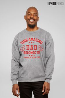 Personalised This Amazing Dad Men's Sweatshirt by The Print Press (K62971) | £27