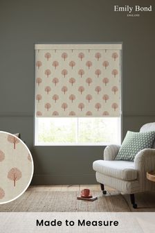 Emily Bond Rust Orange Yew Tree Made to Measure Roller Blind