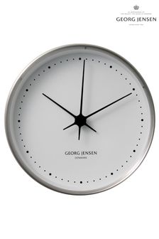 Georg Jensen Henning Koppel Clock Steel and White  10