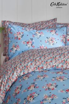 Cath Kidston Blue Set Of 2 Clifton Mews Pillowcases