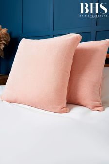 BHS Blush Pink Microfleece 59x59cm Cushion